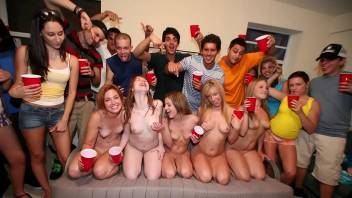 RULES - Teen Orgy In Dorm Rooms Featuring Katie King, Hailey Xoxo, Jessica Heart & Others