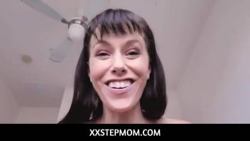 XXStepMom  - Alana Cruise lets her stepson plow her MILF pussy from behind
