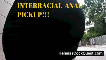 Helena Price Presents - Interracial Anal Hookup With Exhibitionist Wife Mrs Sapphire!  Her Husband listens in while his wife takes a BIG BLACK COCK up her MARRIED WHITE ASS!)